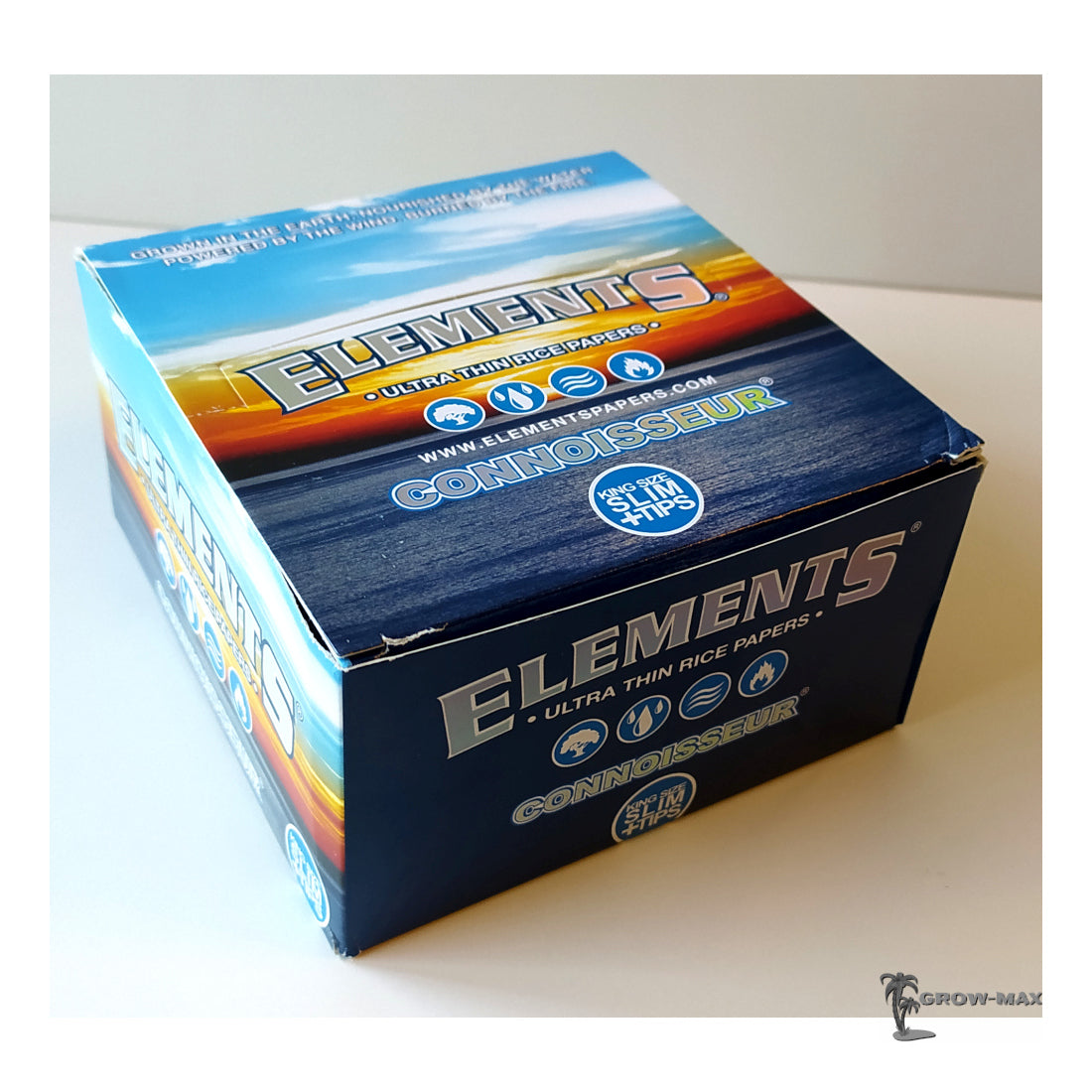 ELEMENTS CONNOISSEUR KING SIZE SLIM Reis Papers inkl. Tips